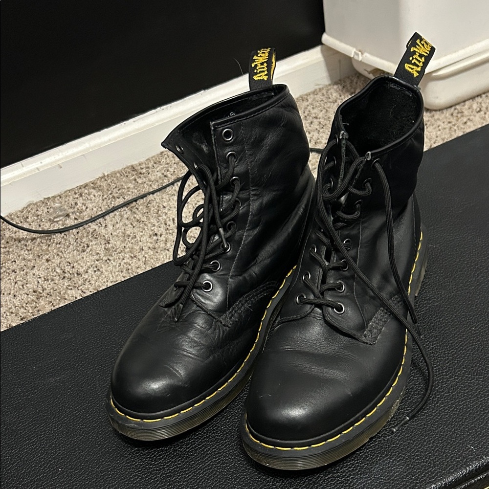 Dr. Martens Black Lace-Up Boots